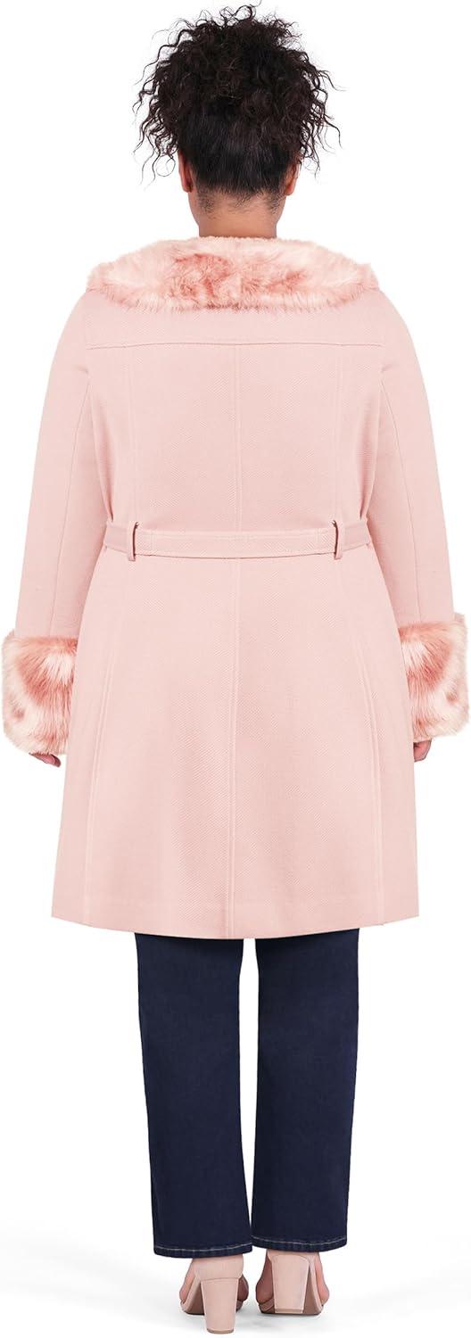 image:imageCity Chic Womens Plus Size Coat PeonyPink