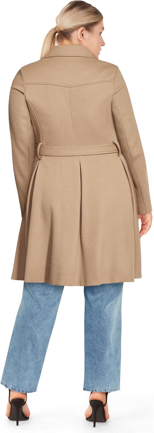 image:imageCity Chic Womens Plus Size Coat RosemaryNeutral