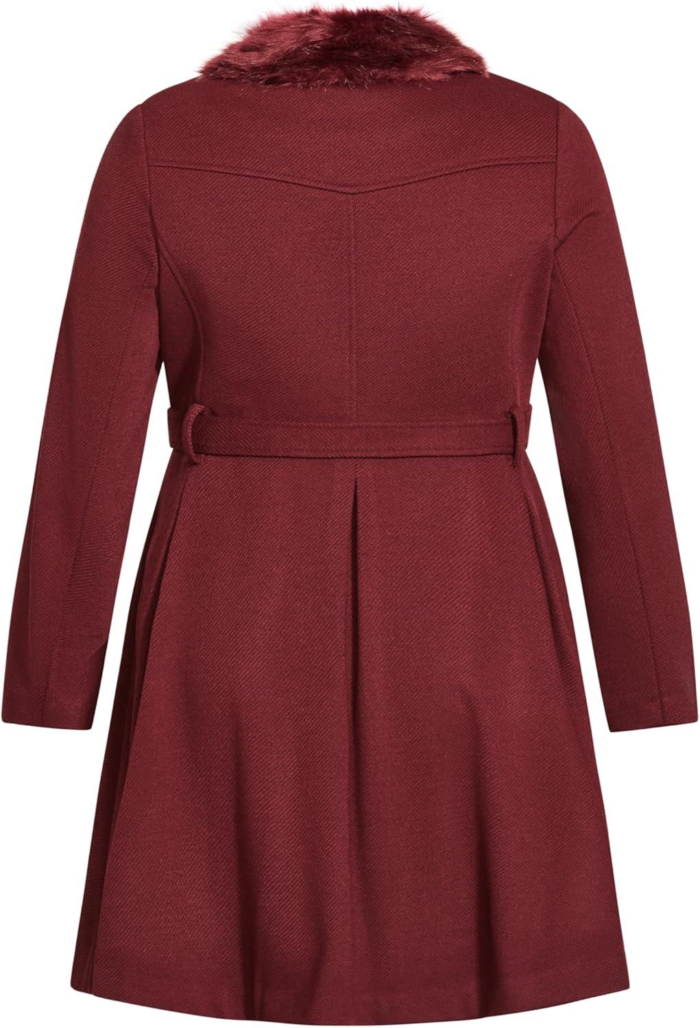 image:imageCity Chic Womens Plus Size Coat RosemaryRed