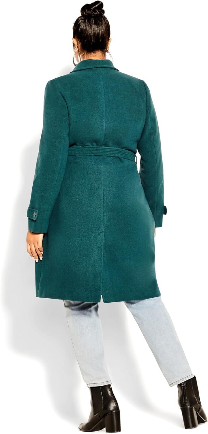 image:imageCity Chic Womens Plus Size Coat So ChicAlpine