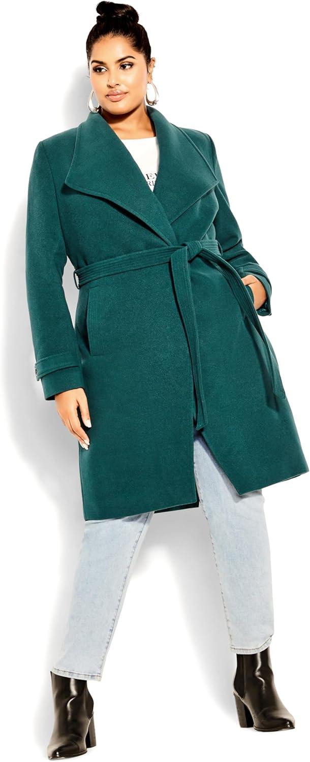 image:imageCity Chic Womens Plus Size Coat So ChicAlpine