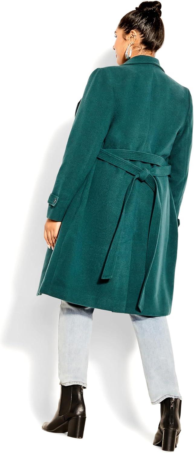 image:imageCity Chic Womens Plus Size Coat So ChicAlpine
