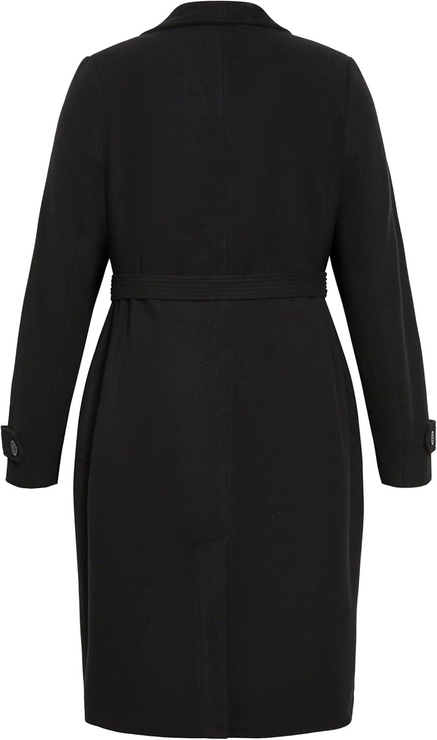 image:imageCity Chic Womens Plus Size Coat So ChicBlack