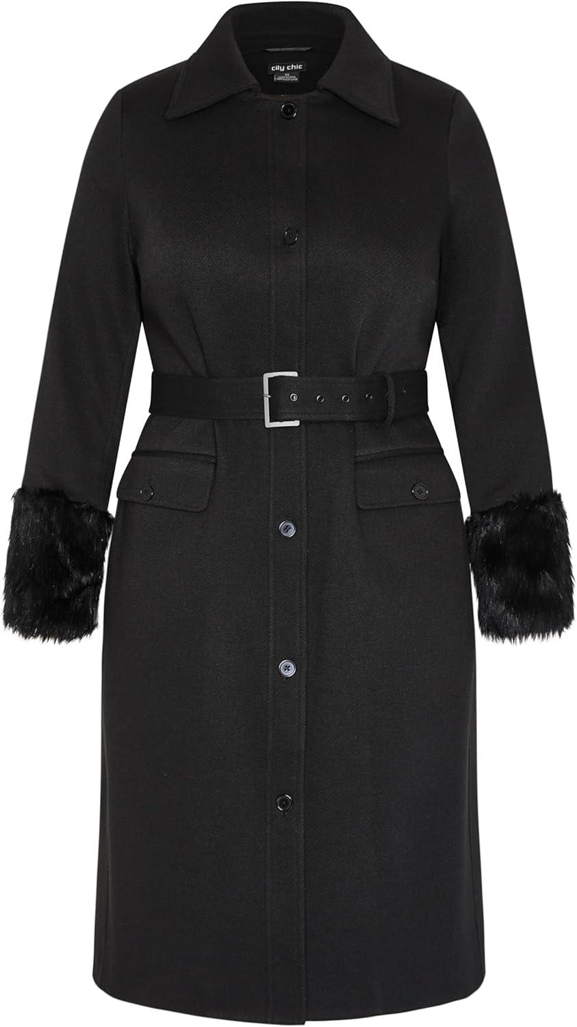 image:imageCity Chic Womens Plus Size CoatPenelope