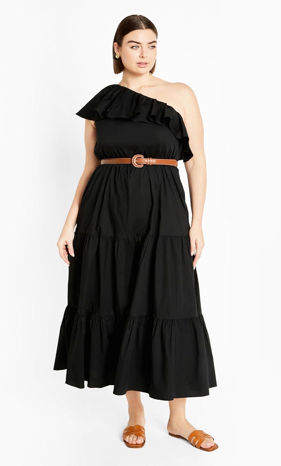 image:imageCity Chic Womens Plus Size Cocktail Dress FarrahBlack