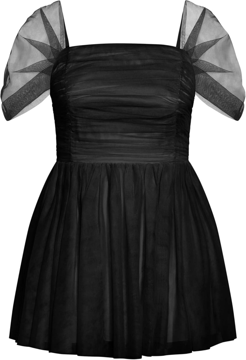 image:imageCity Chic Womens Plus Size Cocktail Dress LuluBlack