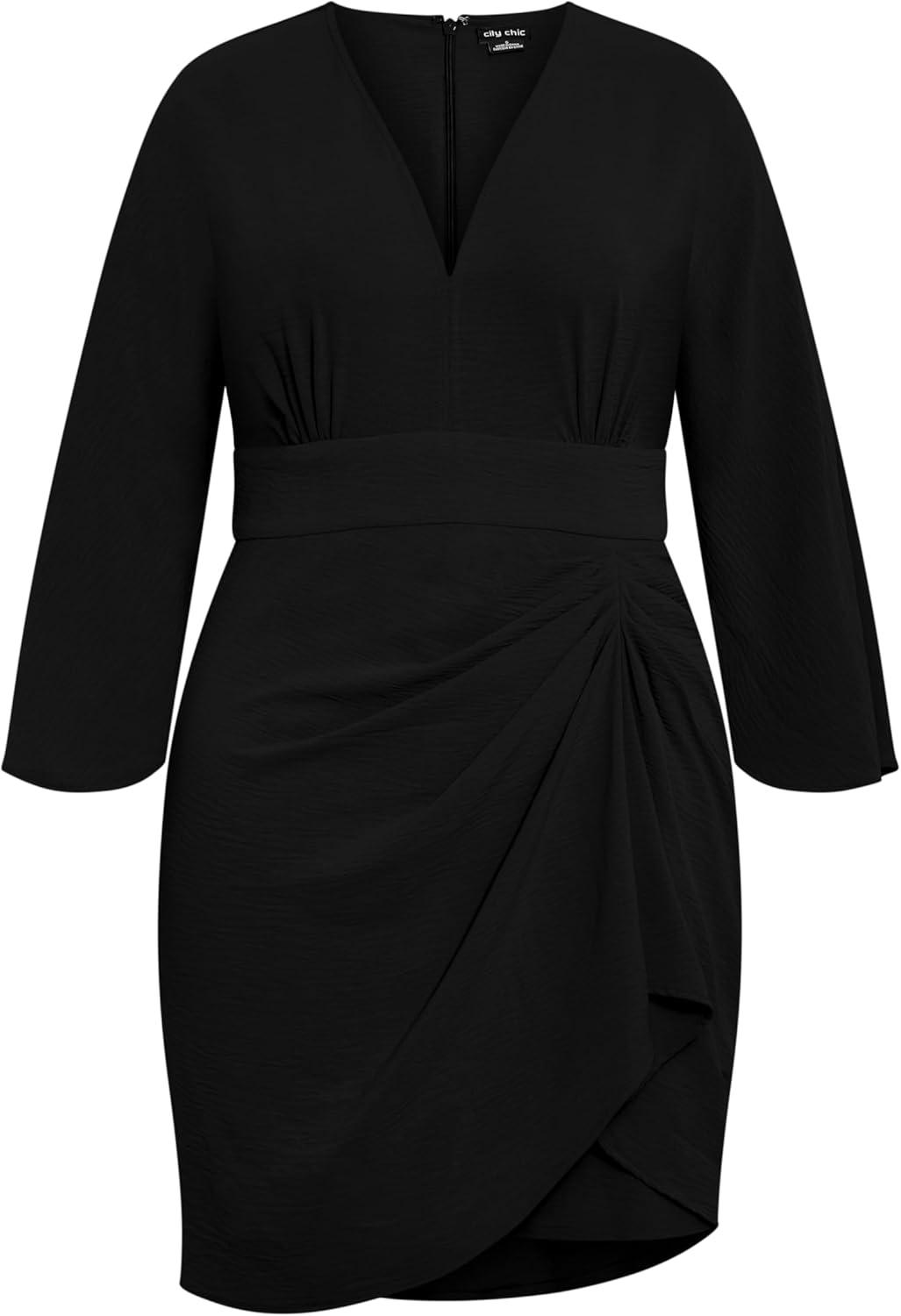 image:imageCity Chic Womens Plus Size Cocktail Dress MalaniBlack