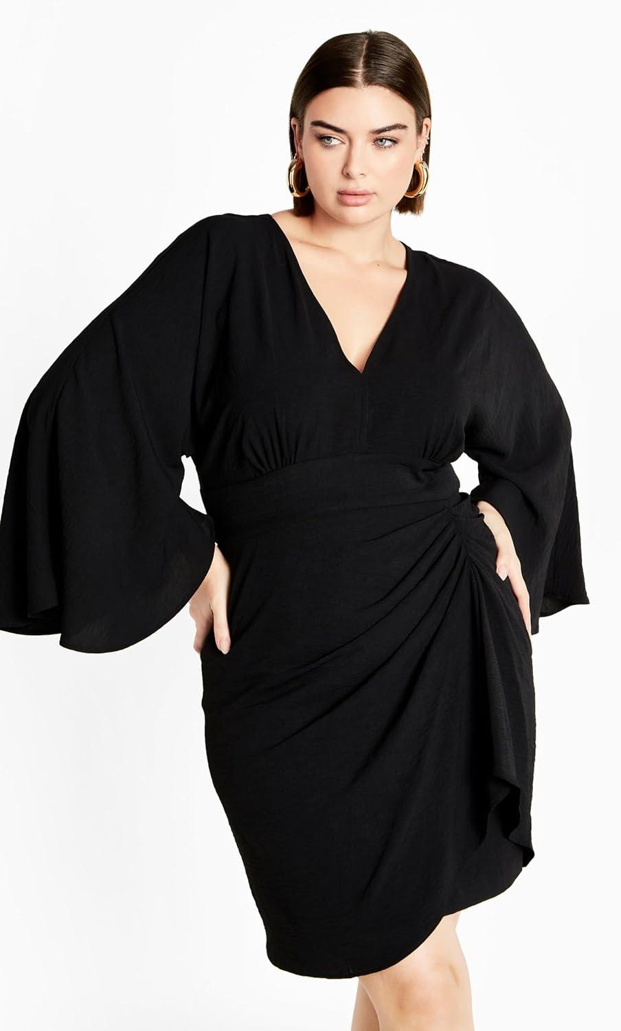 image:imageCity Chic Womens Plus Size Cocktail Dress MalaniBlack