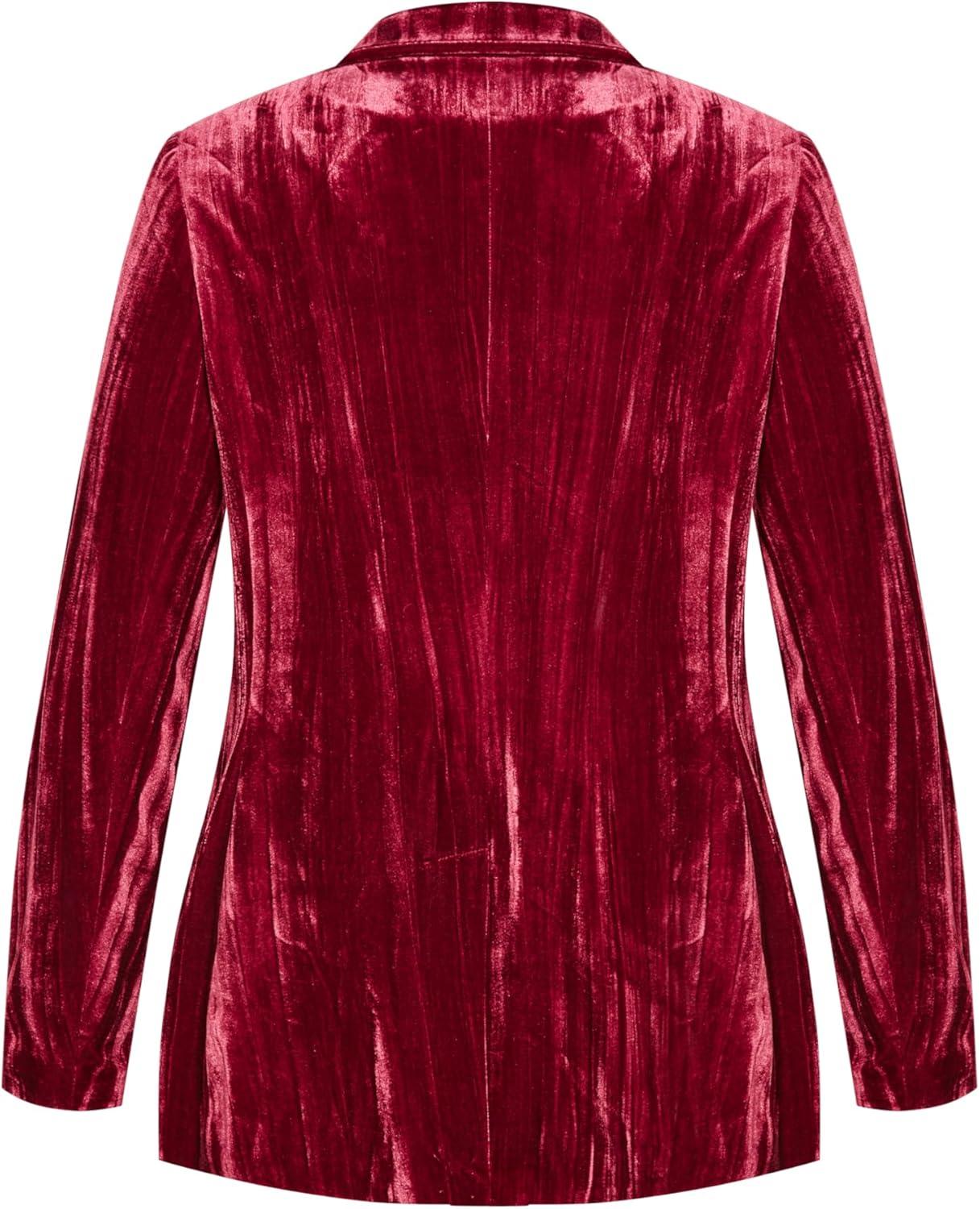 image:imageCity Chic Womens Plus Size Crushed JacketCabernet