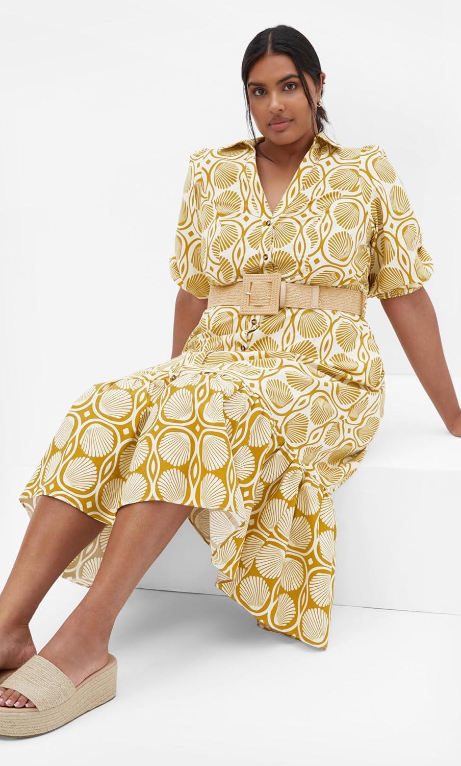 image:imageCity Chic Womens Plus Size Dress Anna SeashellSeashells