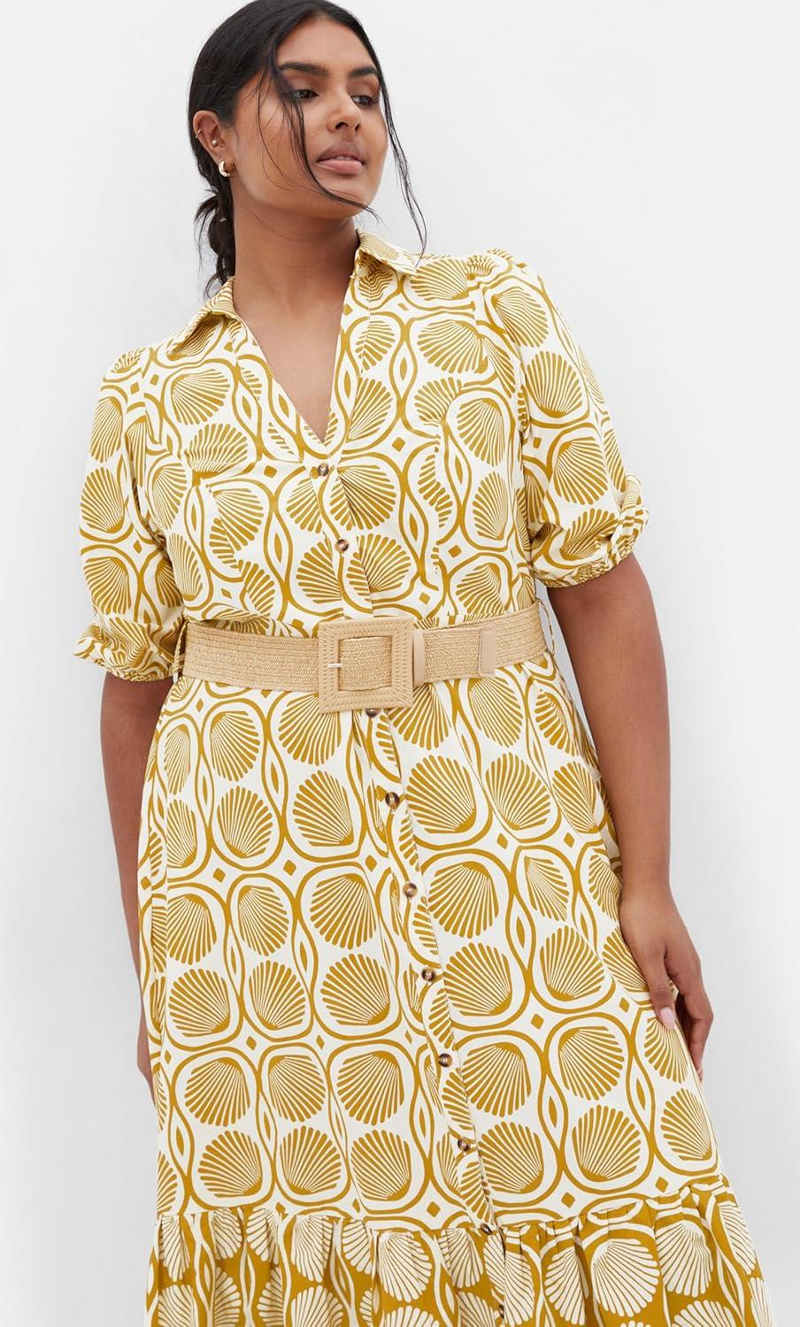 image:imageCity Chic Womens Plus Size Dress Anna SeashellSeashells