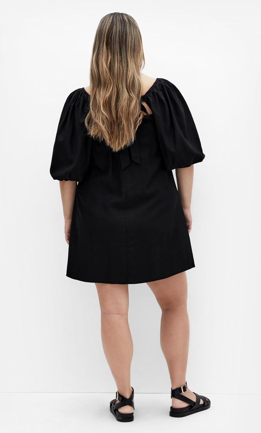 image:imageCity Chic Womens Plus Size Dress Chrissy Mini ShiftBlack