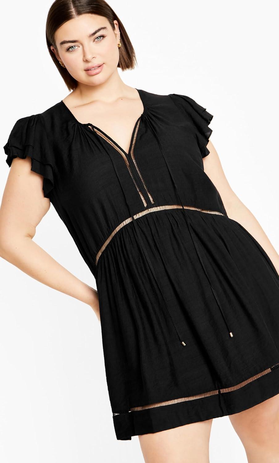 image:imageCity Chic Womens Plus Size Dress DallasBlack