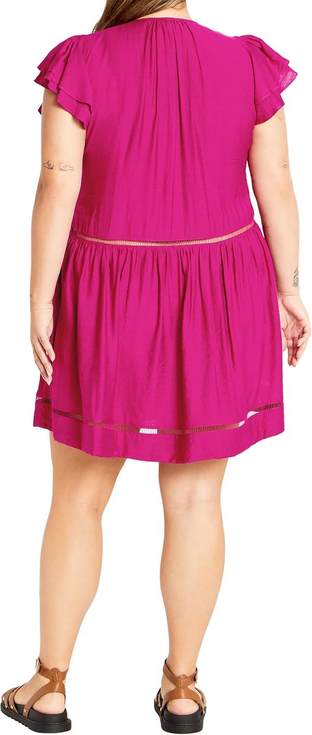 image:imageCity Chic Womens Plus Size Dress DallasSangria