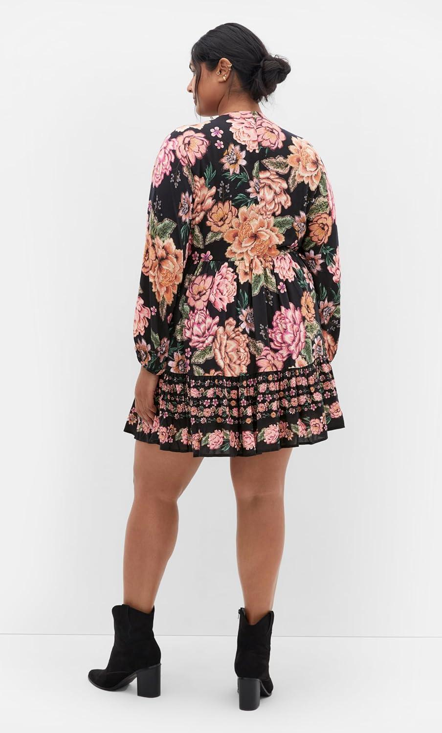 image:imageCity Chic Womens Plus Size Dress Devine Mini BorderDevine Beauty