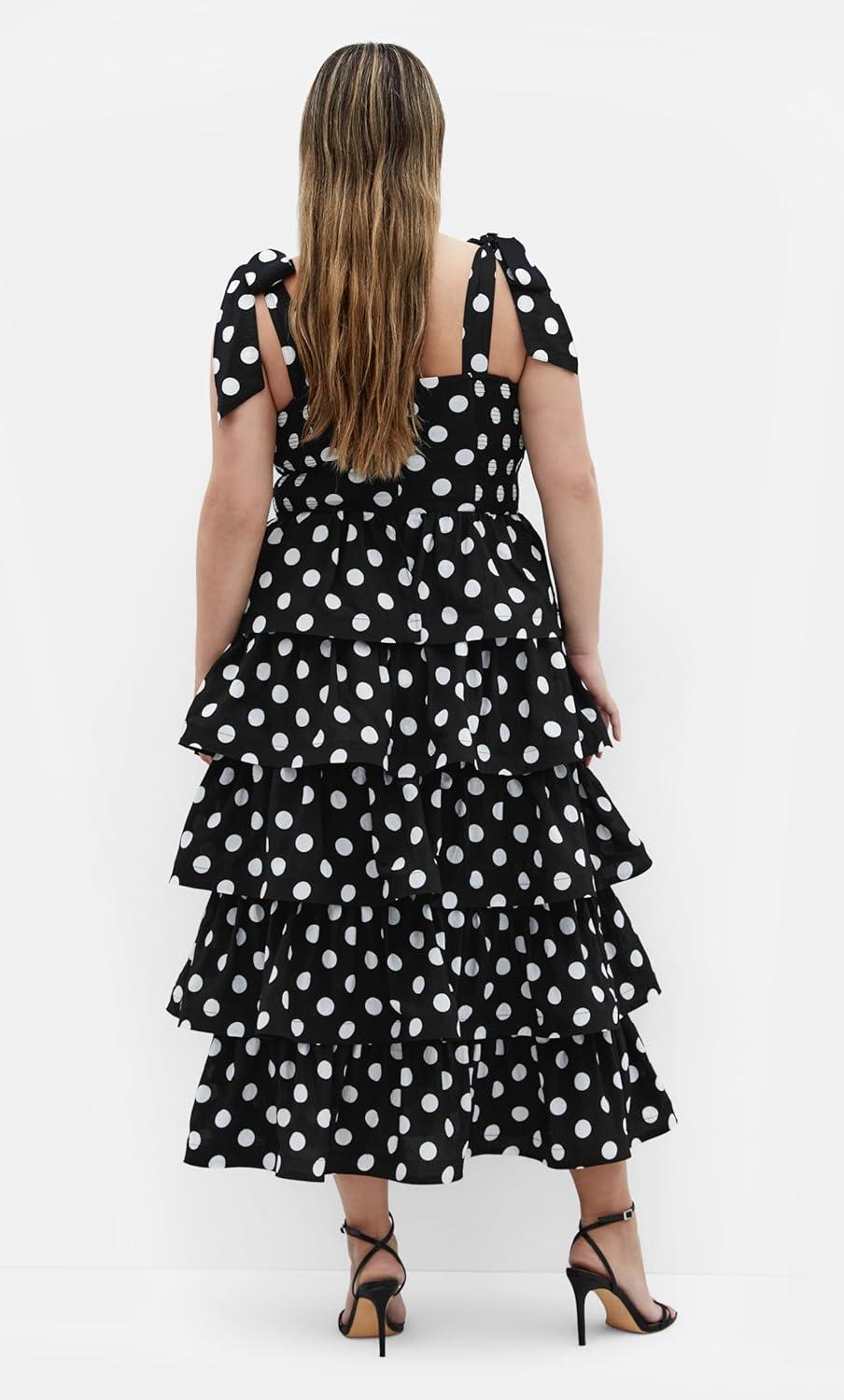 image:imageCity Chic Womens Plus Size Dress Elina Print