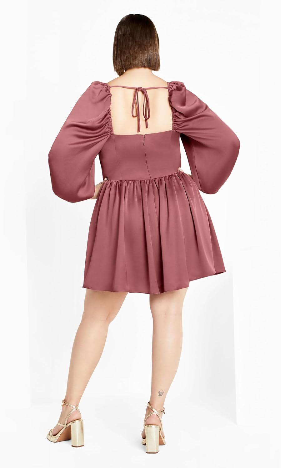 image:imageCity Chic Womens Plus Size Dress Flirty CorsetRose