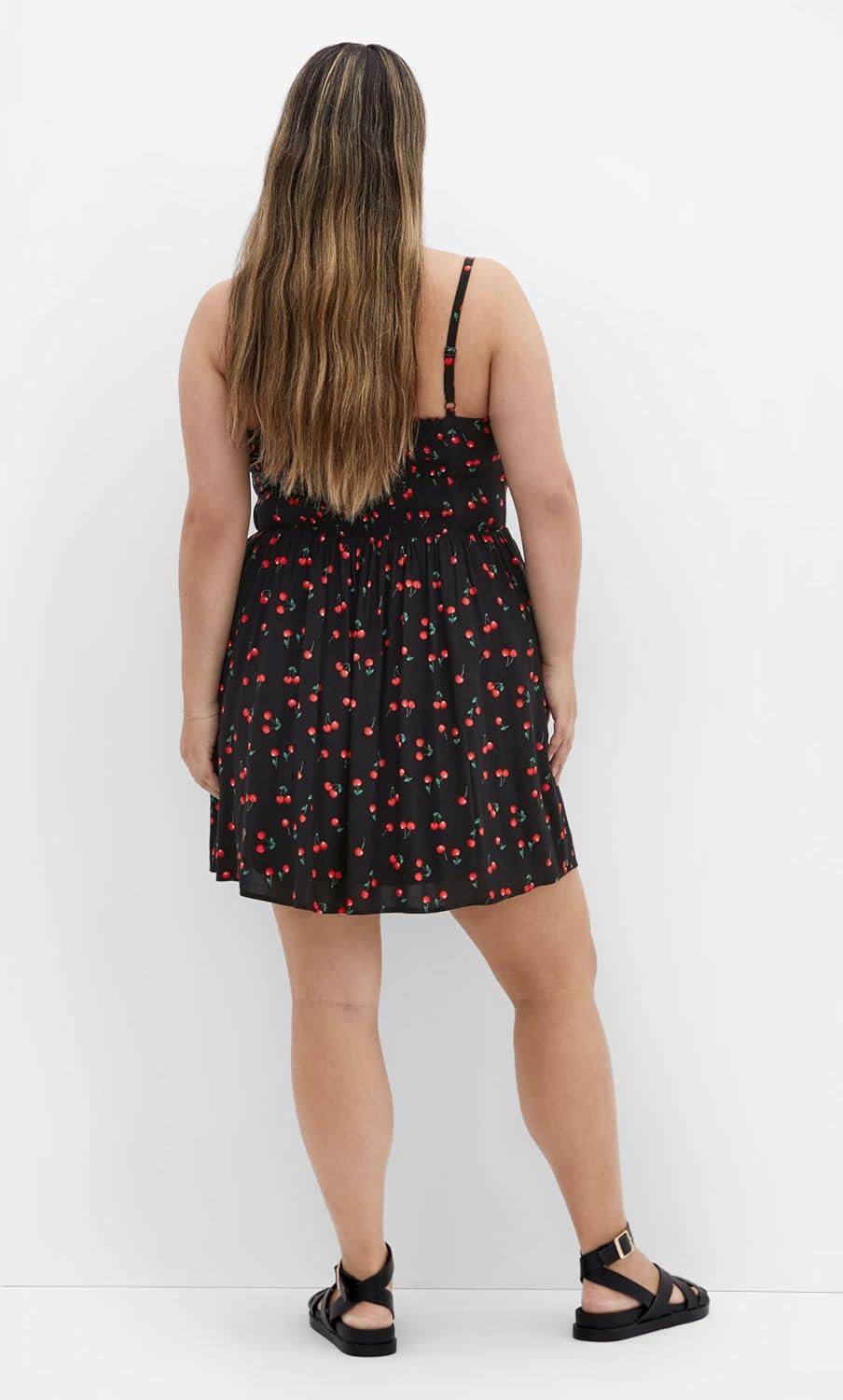 image:imageCity Chic Womens Plus Size Dress JessieBlk Cherry