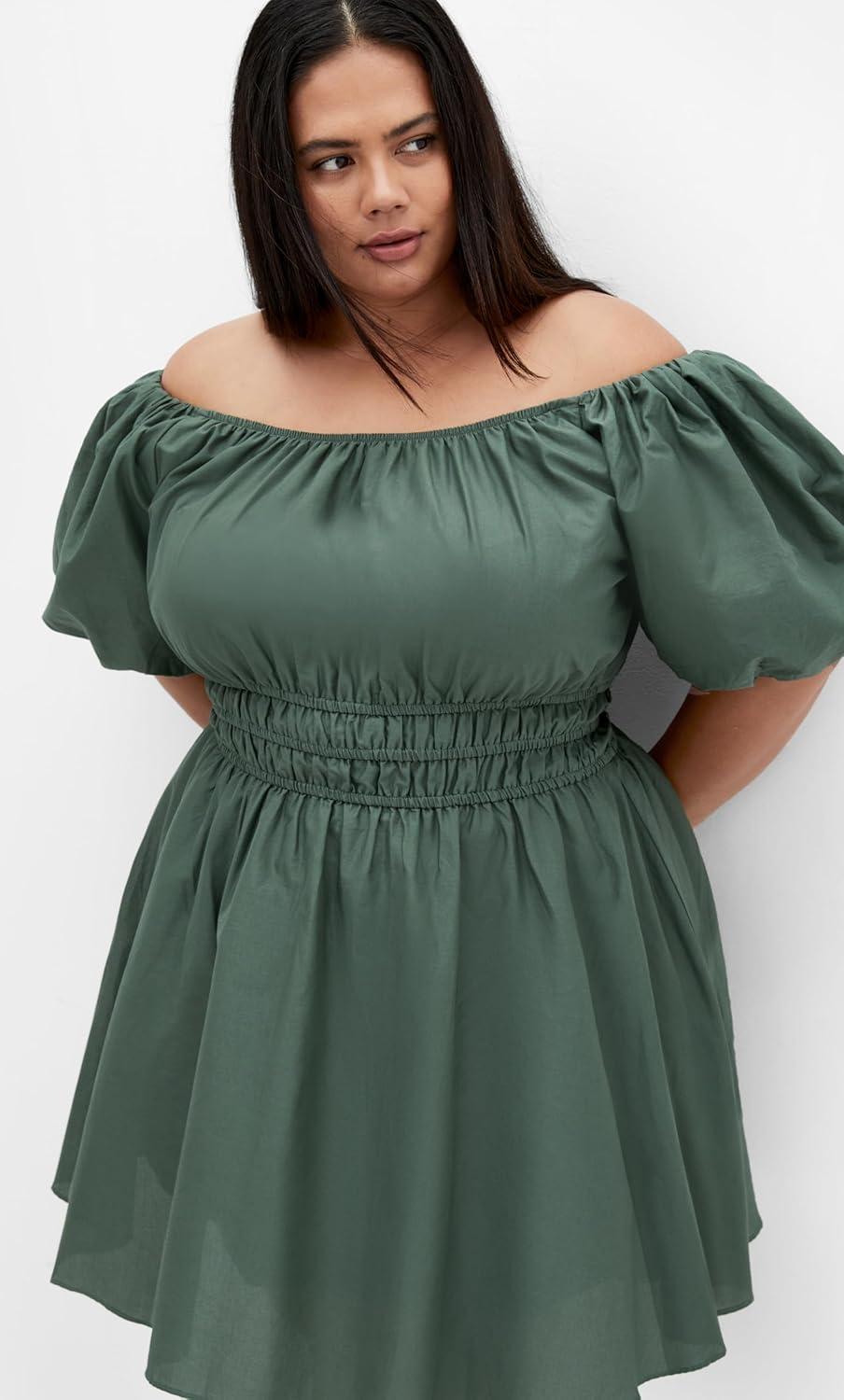 image:imageCity Chic Womens Plus Size Dress LillianDark Sage
