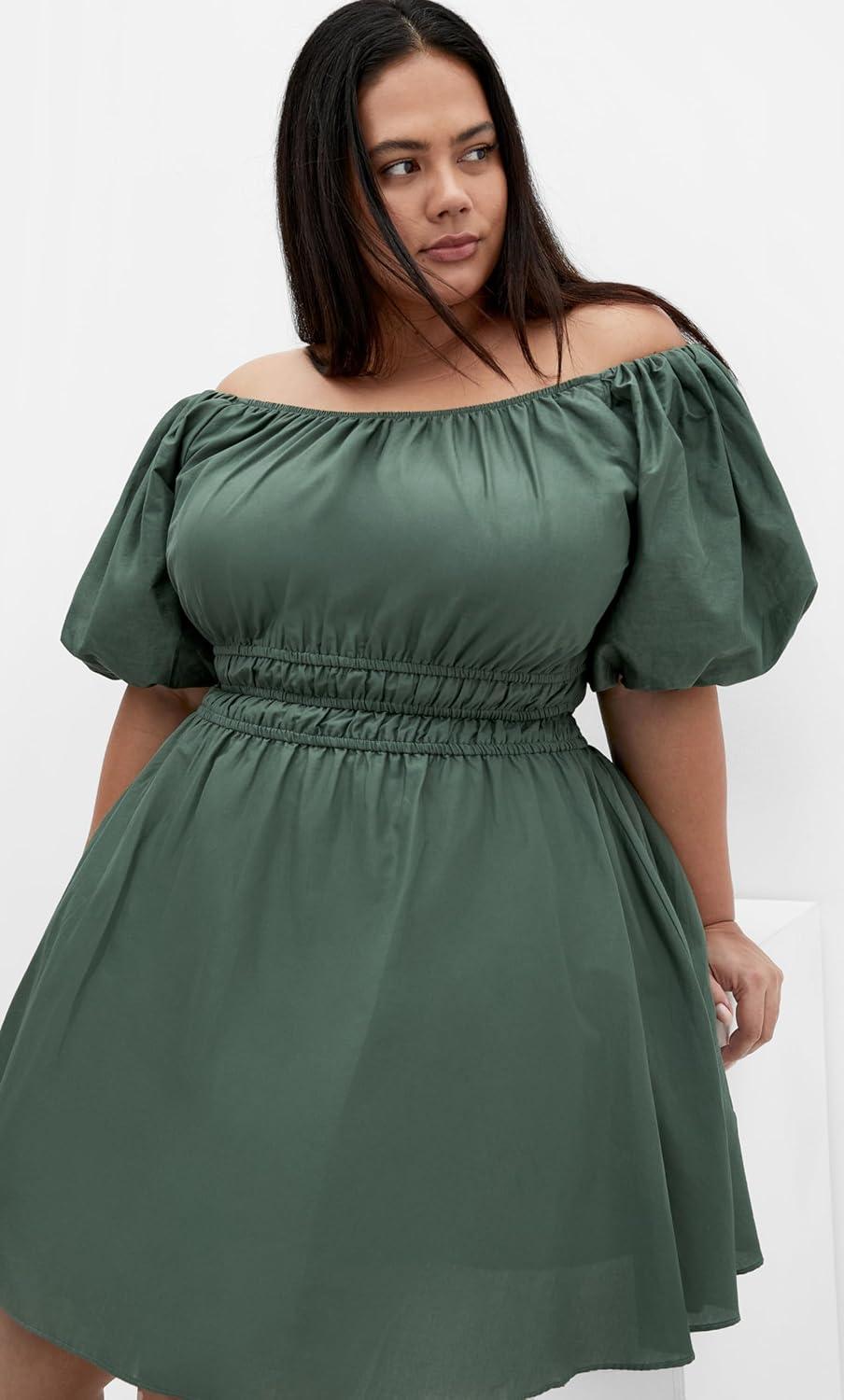 image:imageCity Chic Womens Plus Size Dress LillianDark Sage