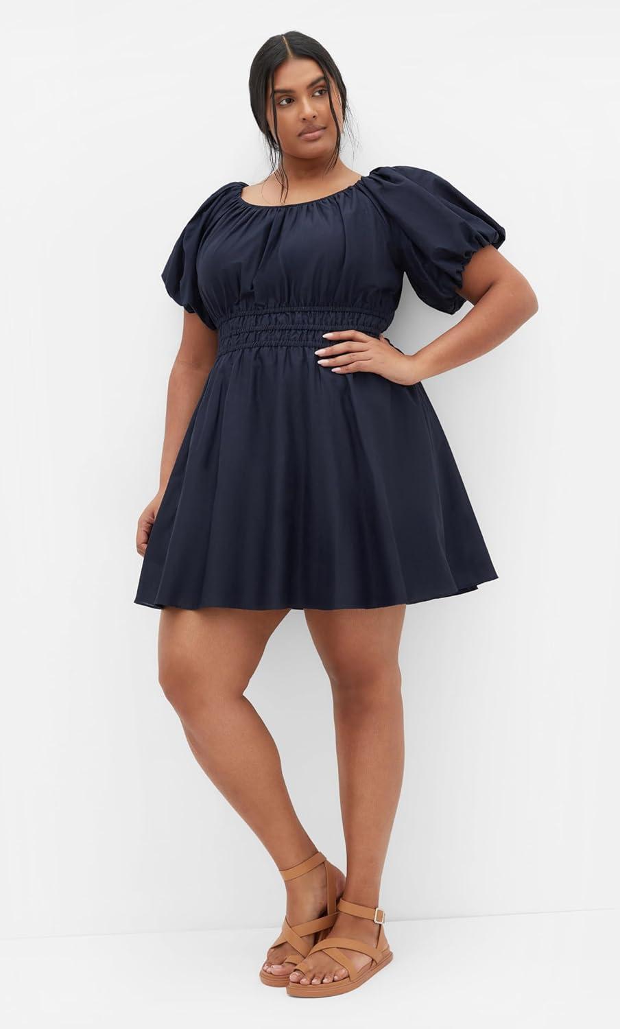 image:imageCity Chic Womens Plus Size Dress LillianNavy