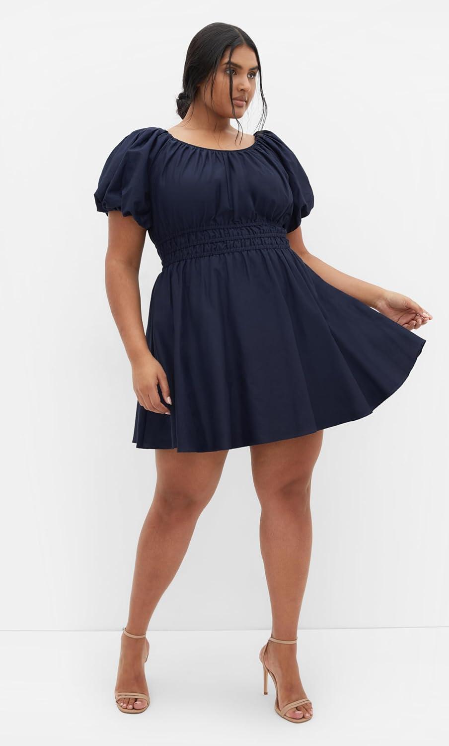 image:imageCity Chic Womens Plus Size Dress LillianNavy