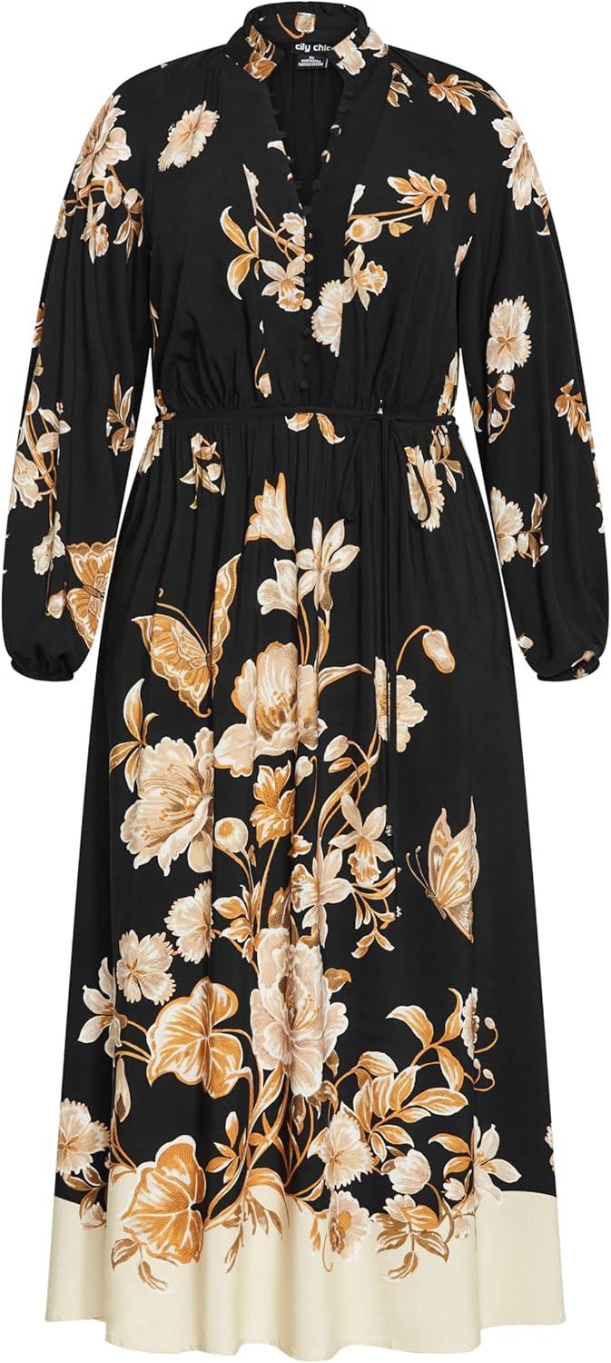 image:imageCity Chic Womens Plus Size Dress Love at First Sight MaxiLove at First Sight