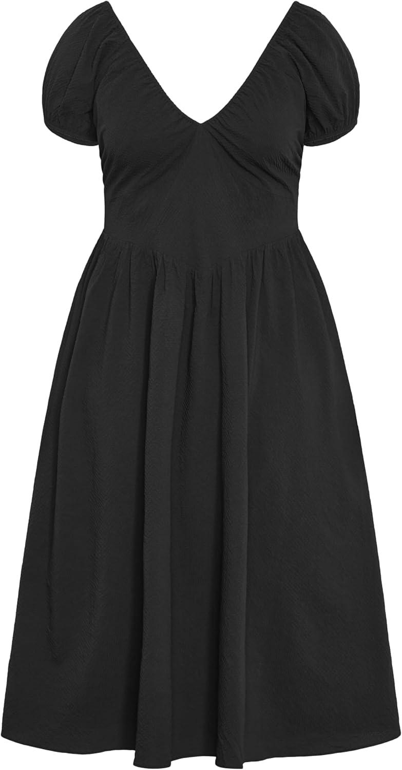 image:imageCity Chic Womens Plus Size Dress Shelby MidiBlack
