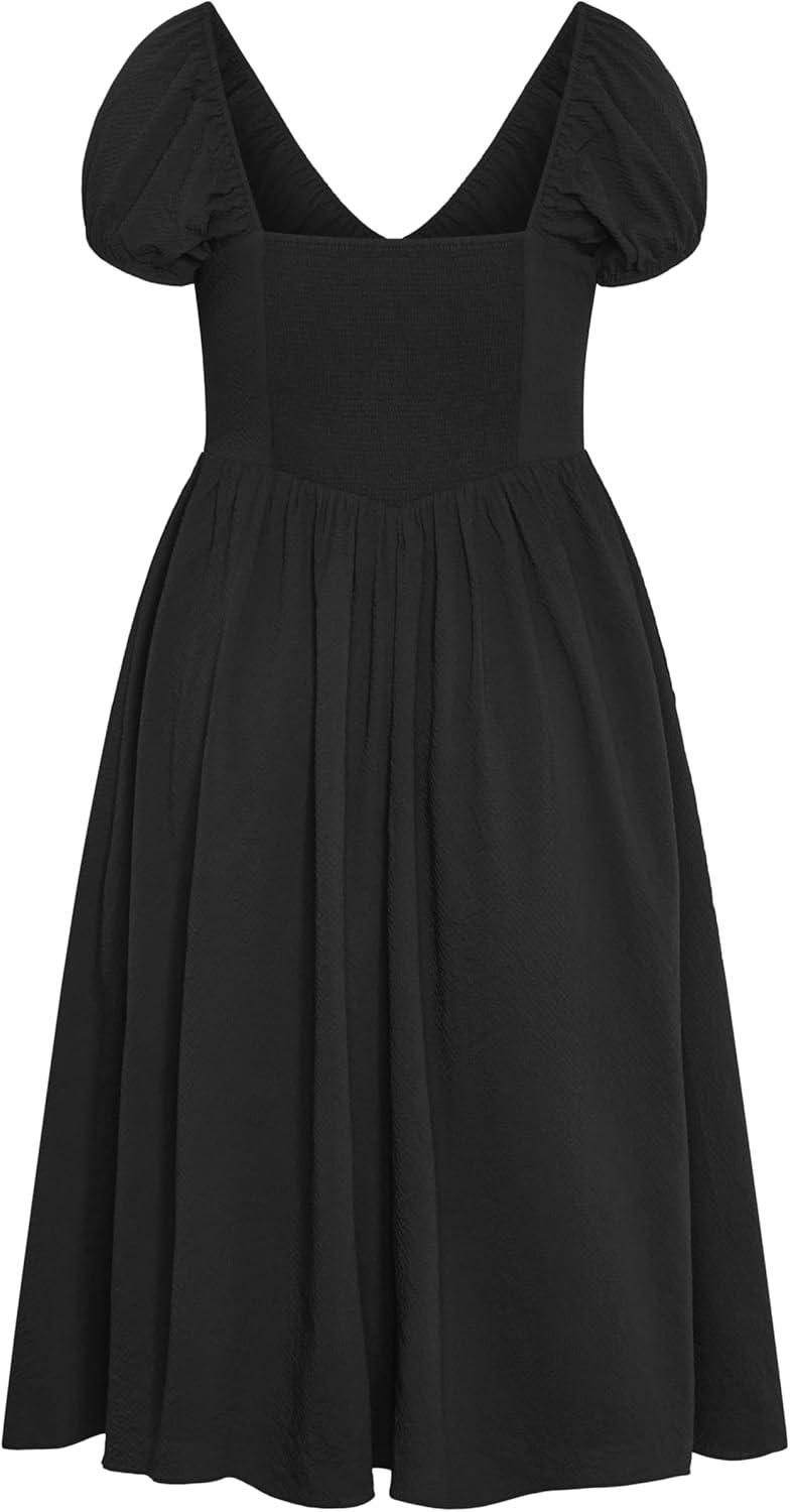 image:imageCity Chic Womens Plus Size Dress Shelby MidiBlack