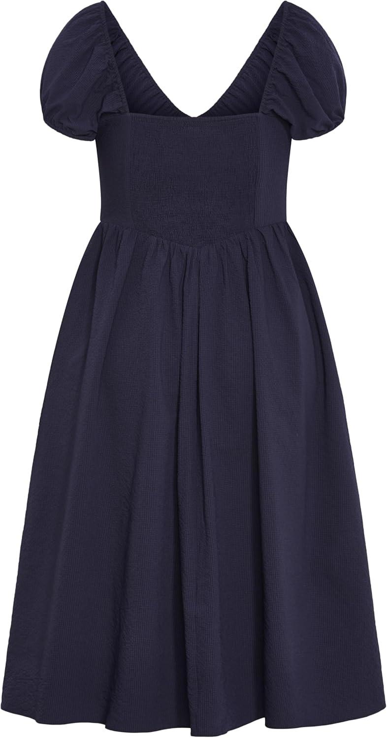image:imageCity Chic Womens Plus Size Dress Shelby MidiNavy