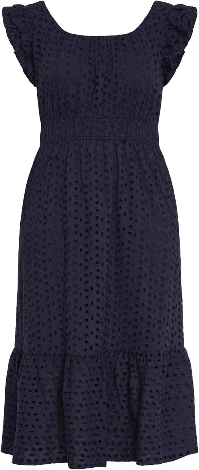 image:imageCity Chic Womens Plus Size Dress Sweet Broderie MidiNavy