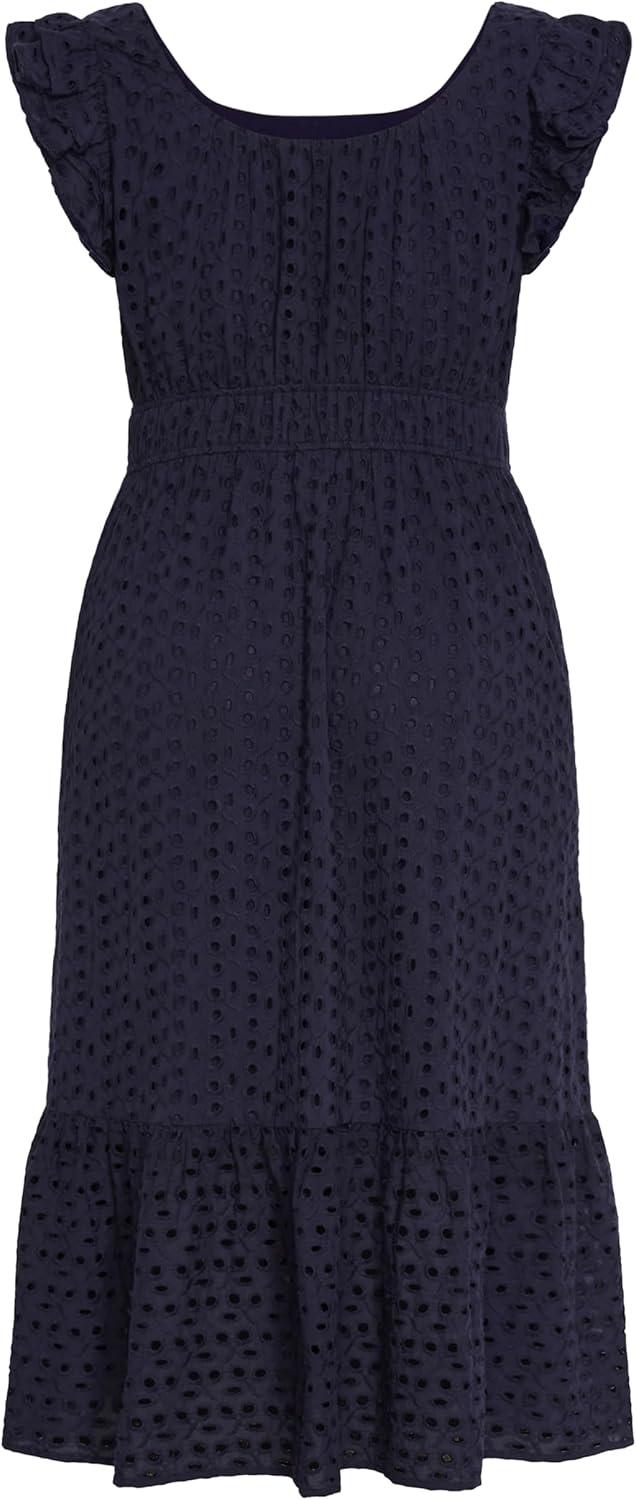 image:imageCity Chic Womens Plus Size Dress Sweet Broderie MidiNavy