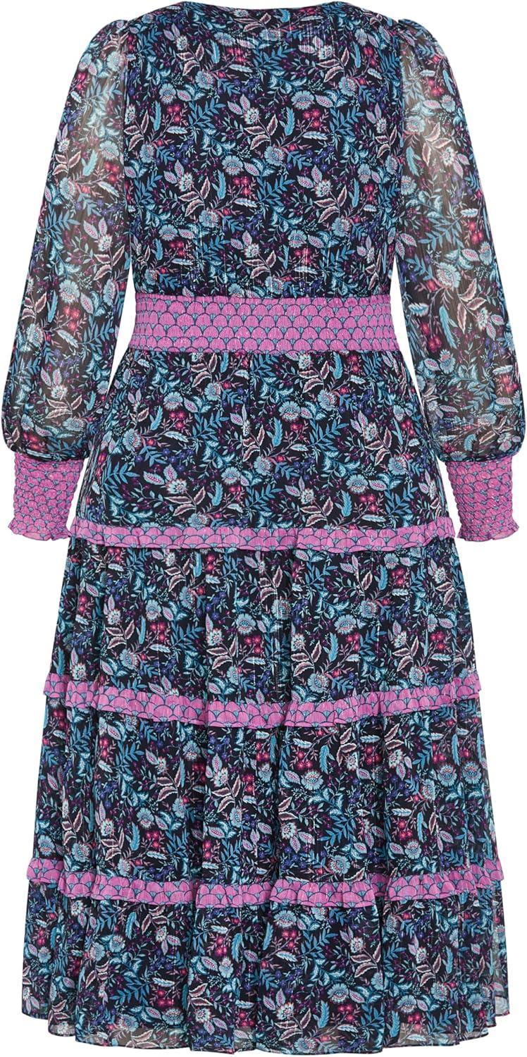 image:imageCity Chic Womens Plus Size Dress Gwendolyn PRTFlorentine