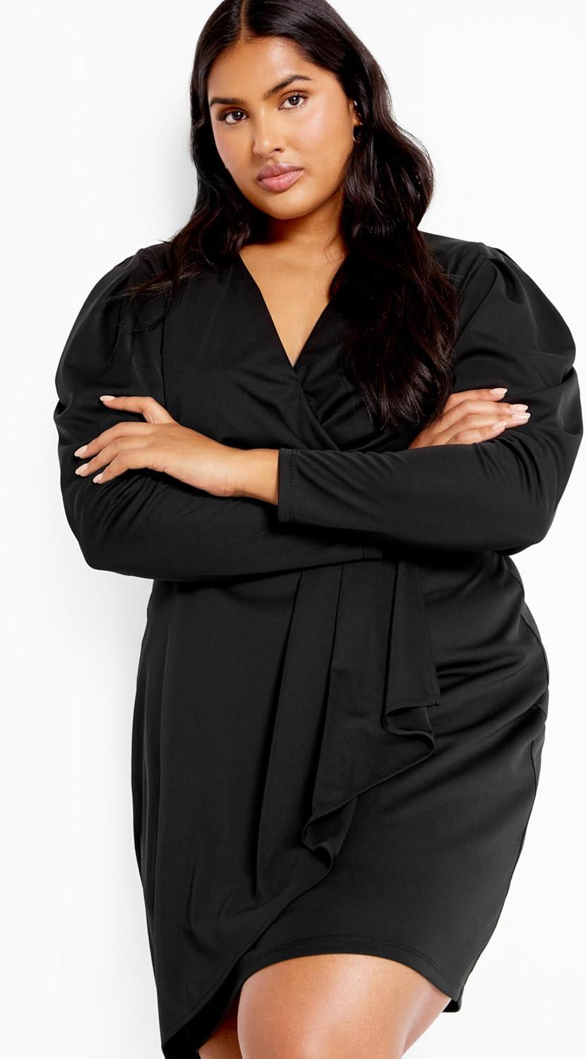 image:imageCity Chic Womens Plus Size Dress HayleyBlack