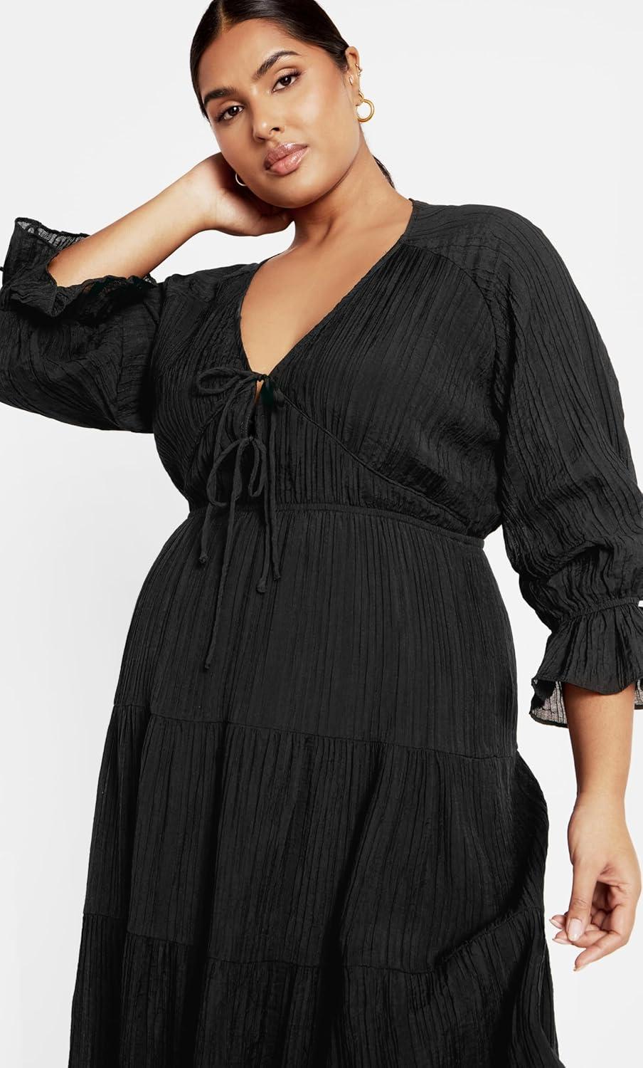 image:imageCity Chic Womens Plus Size Dress JojoBlack
