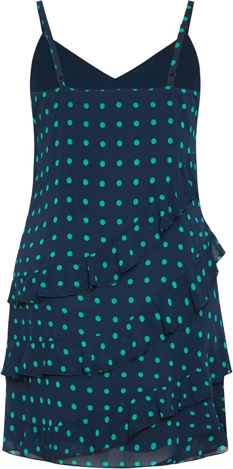 image:imageCity Chic Womens Plus Size Harley Print DressPep Green Spot