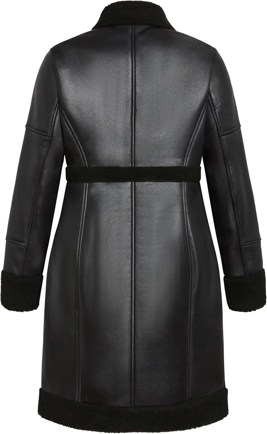 image:imageCity Chic Womens Plus Size Hayden CoatBlack