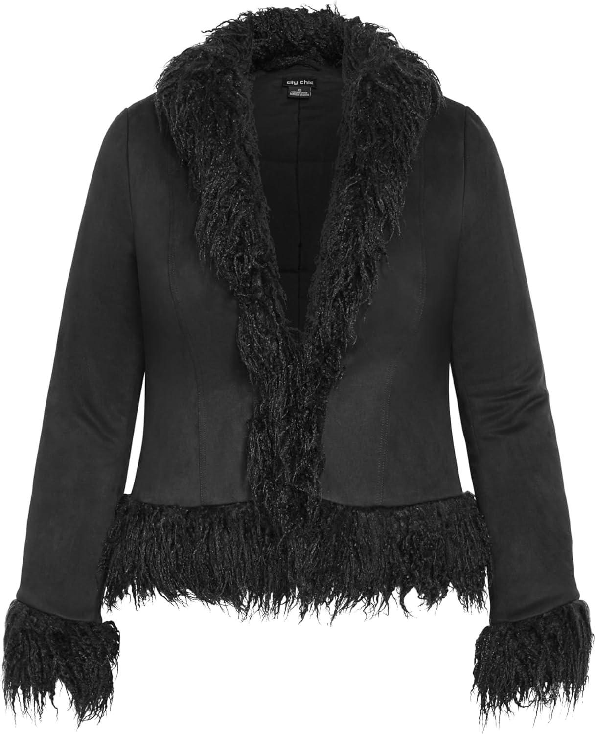 image:imageCity Chic Womens Plus Size Indie JacketBlack