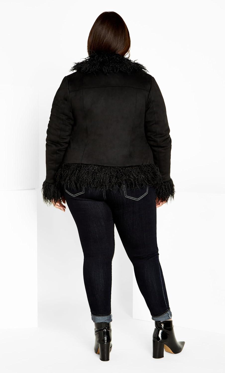 image:imageCity Chic Womens Plus Size Indie JacketBlack
