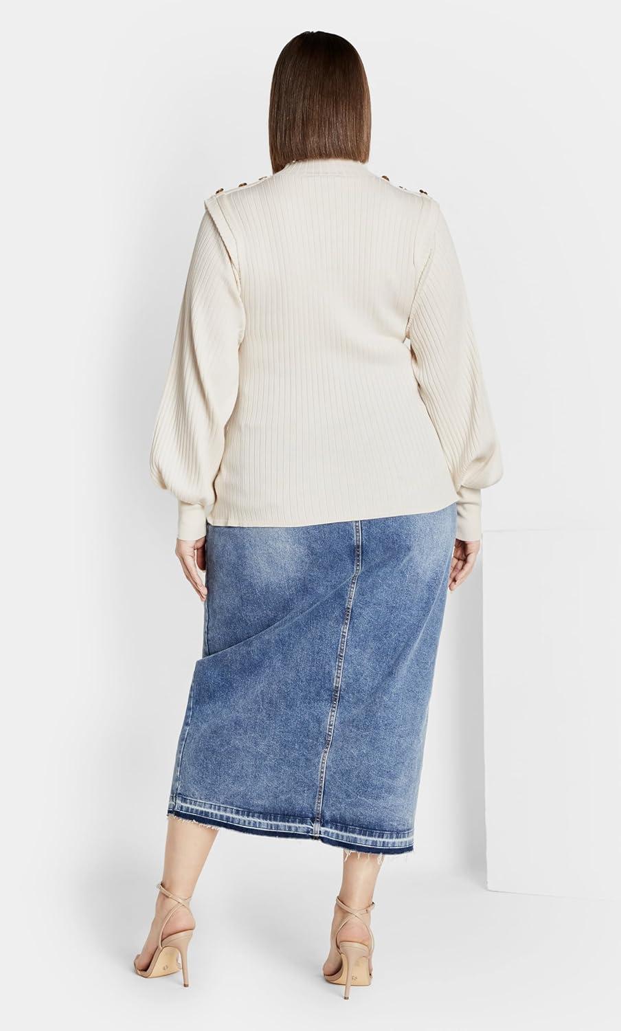 image:imageCity Chic Womens Plus Size Isabella SweaterOat