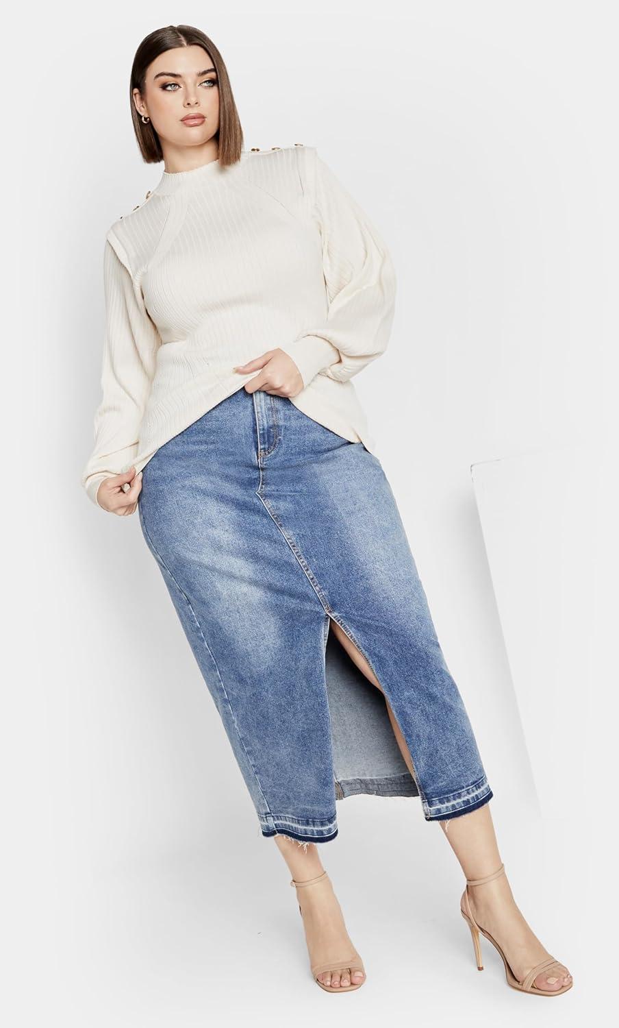 image:imageCity Chic Womens Plus Size Isabella SweaterOat