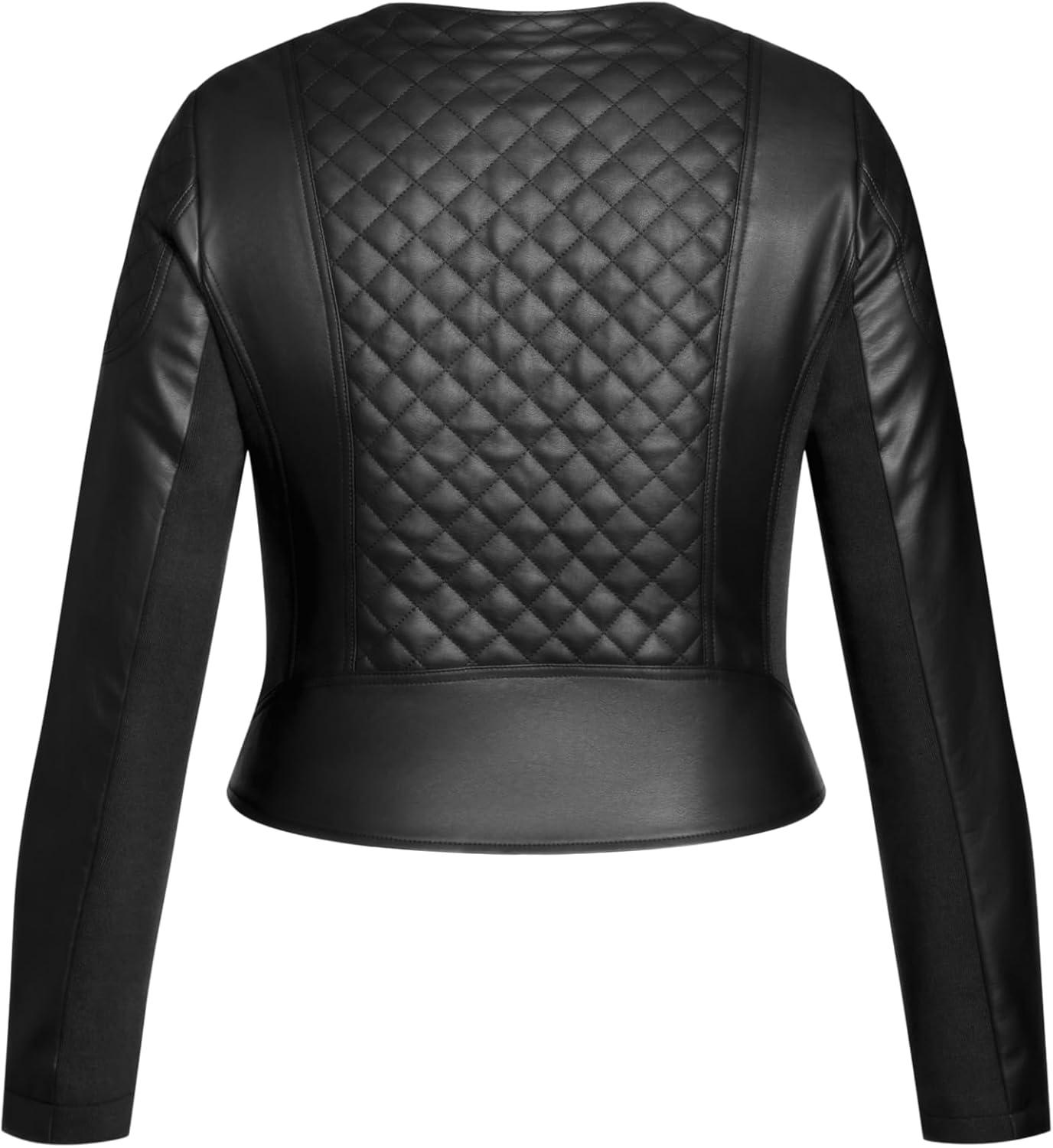 image:imageCity Chic Womens Plus Size JKT ElizaBlack