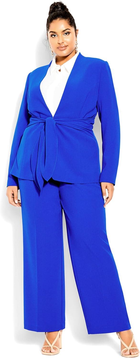 image:imageCity Chic Womens Plus Size Jacket EleganceCobalt