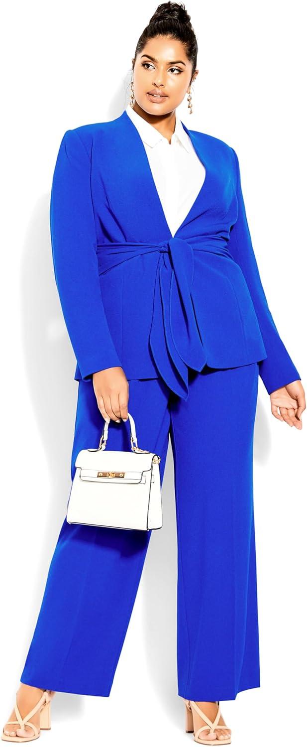 image:imageCity Chic Womens Plus Size Jacket EleganceCobalt