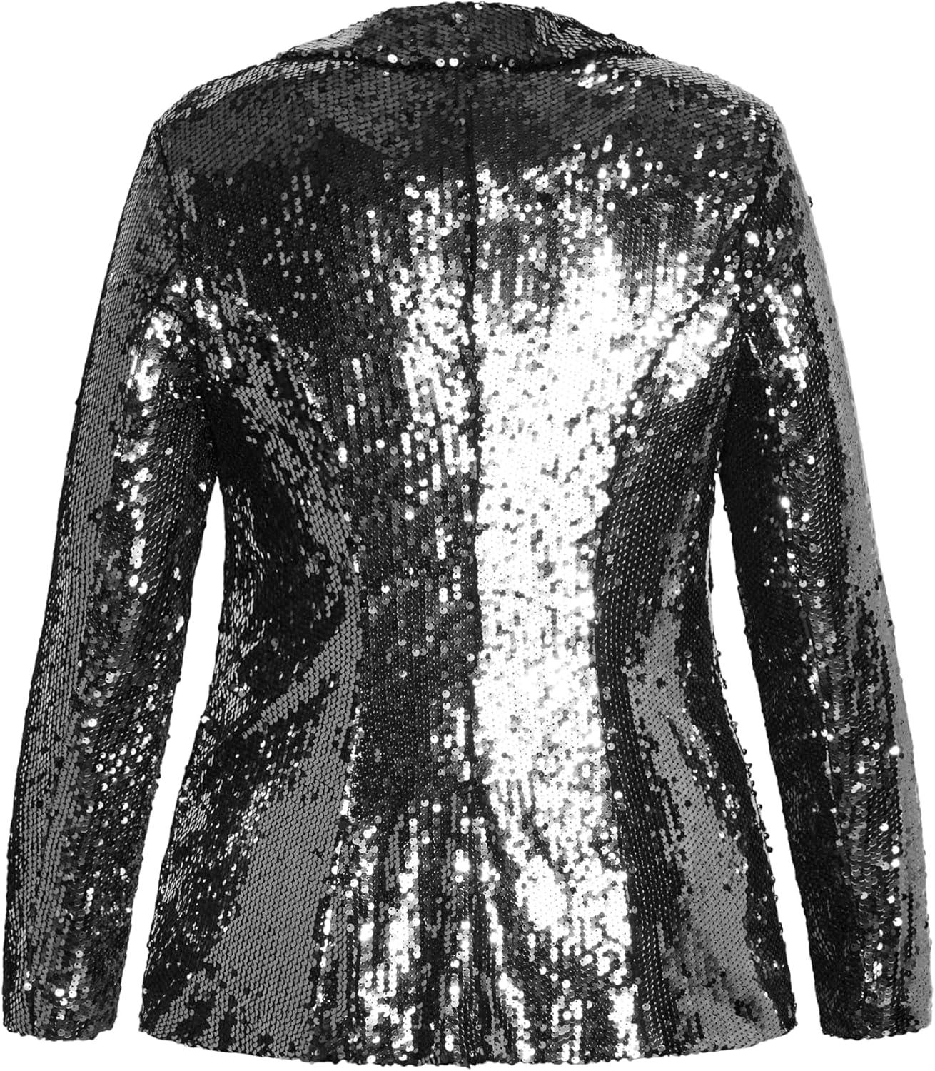 image:imageCity Chic Womens Plus Size Jacket Sequin SeductionGunmetal
