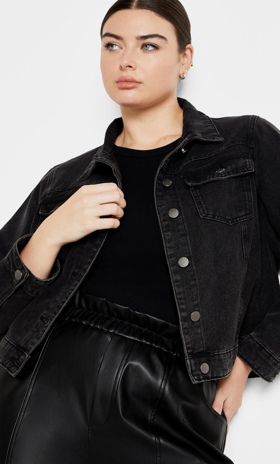 image:imageCity Chic Womens Plus Size Jacket Tia Denim