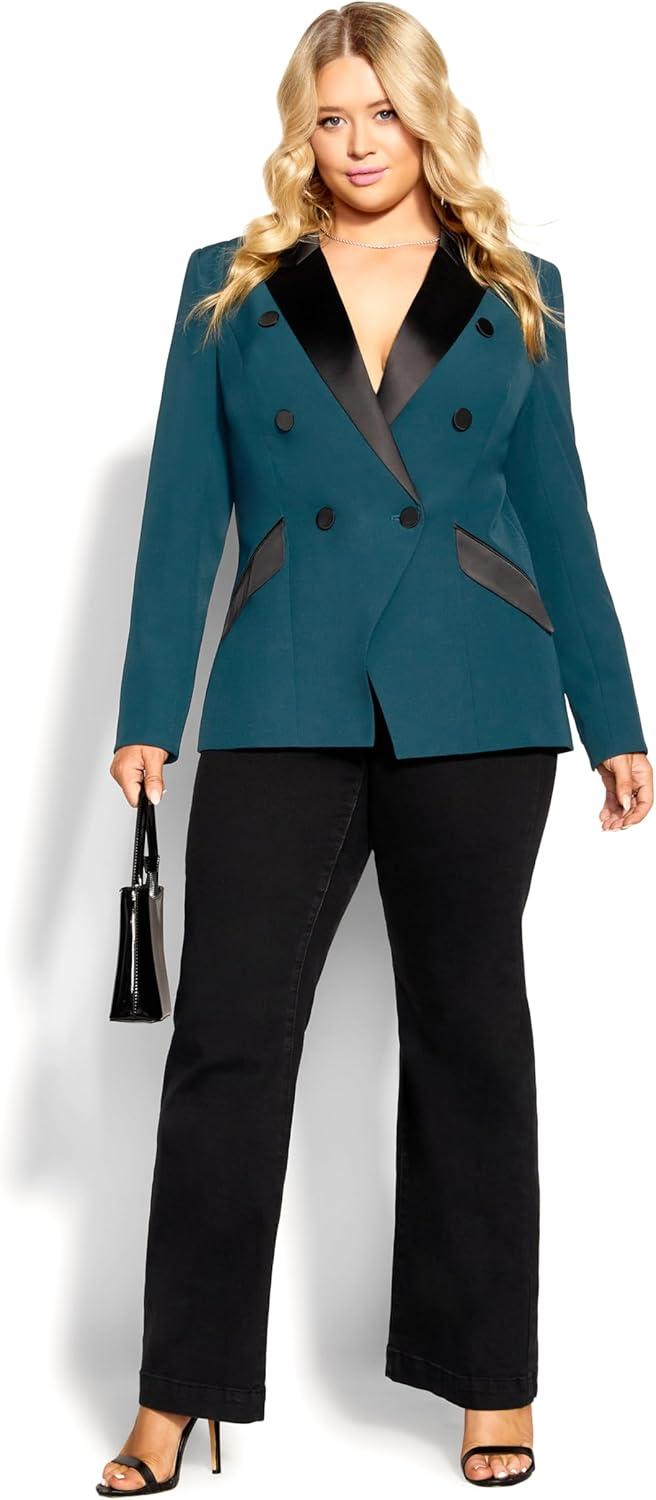 image:imageCity Chic Womens Plus Size Jacket Tuxe LuxeJade