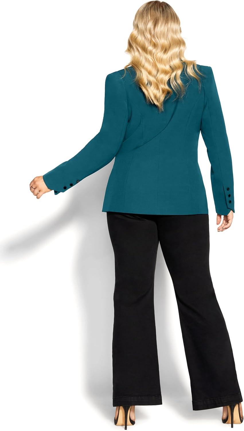 image:imageCity Chic Womens Plus Size Jacket Tuxe LuxeJade