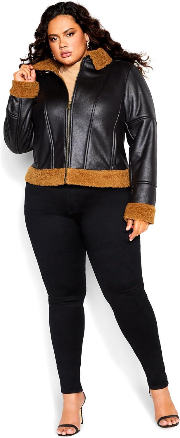 image:imageCity Chic Womens Plus Size JacketMeredith