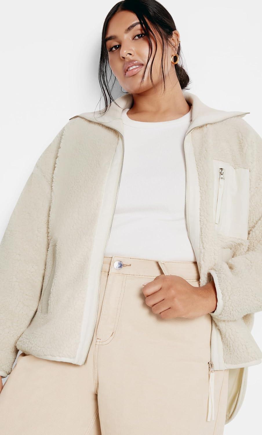 image:imageCity Chic Womens Plus Size Jkt HarlowMacadamia